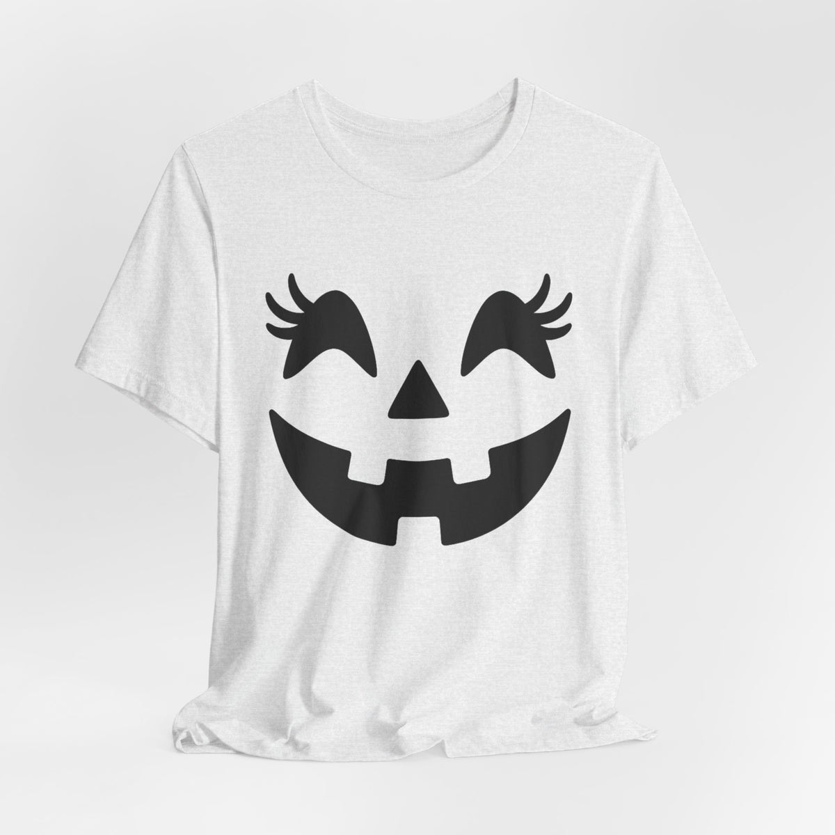Masque de citrouille Jack O'Lantern Cils Halloween Femmes Filles T-Shirt