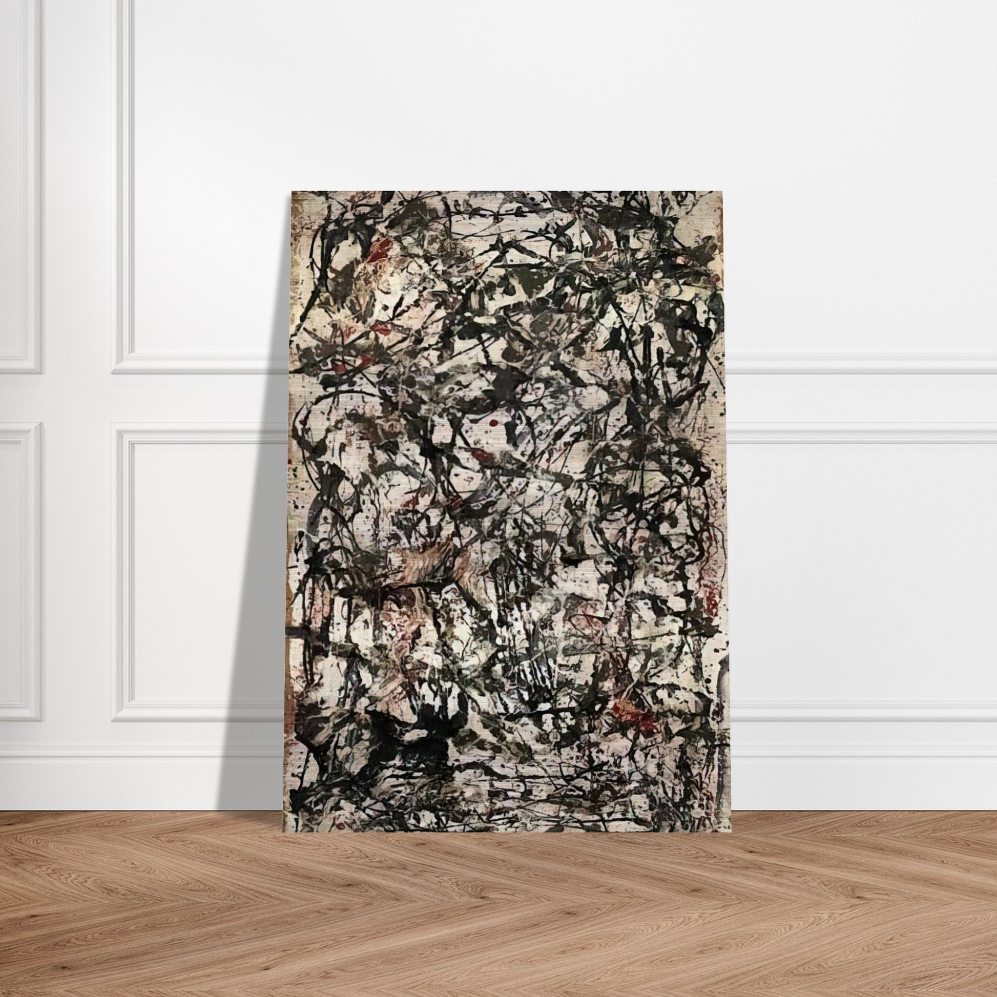 ENCHANTED FOREST 1947 - Jackson Pollock Brushed Aluminum Print - 70x100 cm / 28x40 inches | Jackson Pollock Aluminum Print | Jackson Pollock Prints