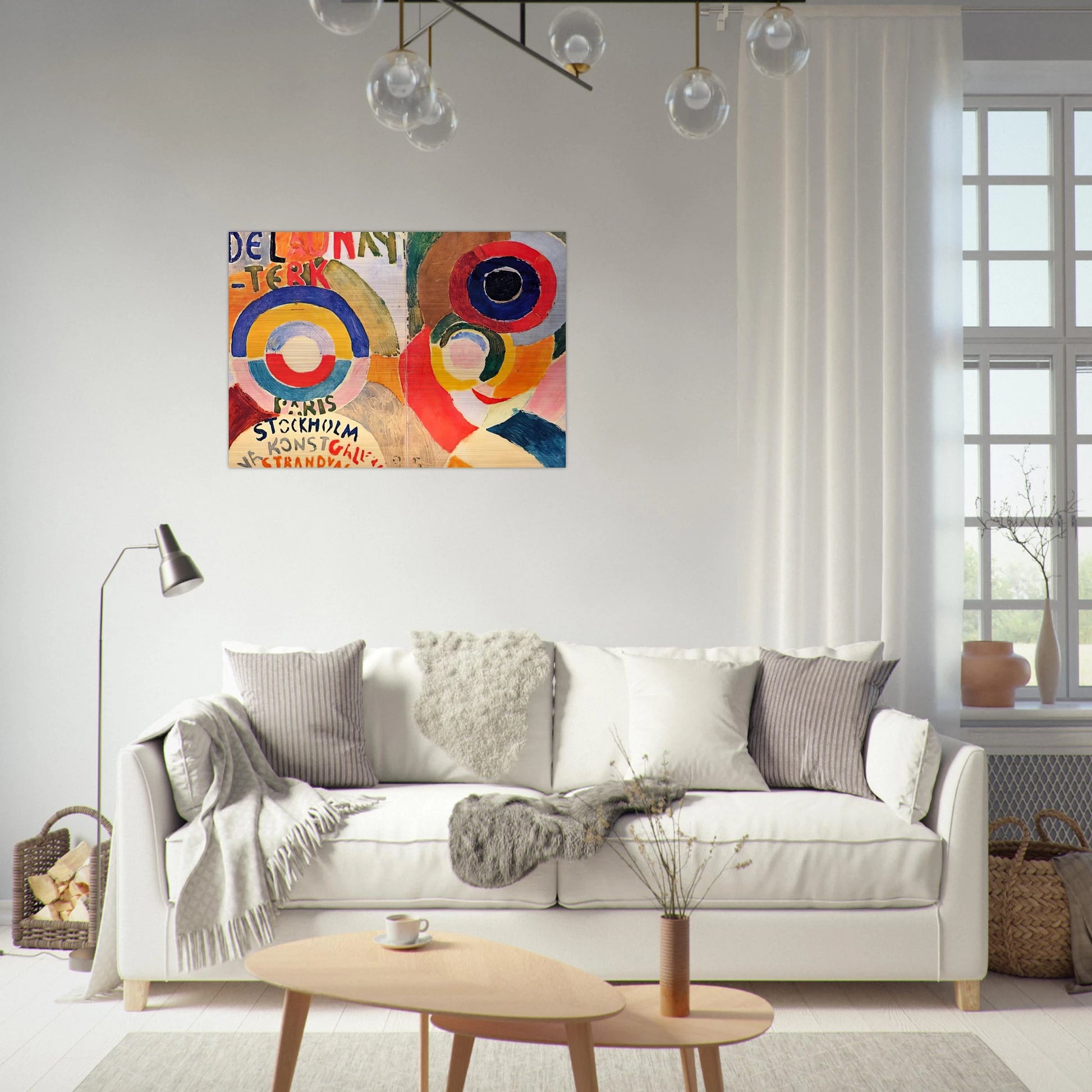 MODERNISM - Sonia Delaunay Brushed Aluminum Print - 70x100 cm / 28x40 inches | Sonia Delaunay Aluminum Print | Sonia Delaunay Prints