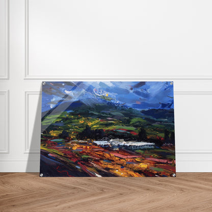 Untitled - Abstract Expressionism, Neo-Expressionism - Gebre Kristos Desta Acrylic Print - 70x100 cm / 28x40″ inches