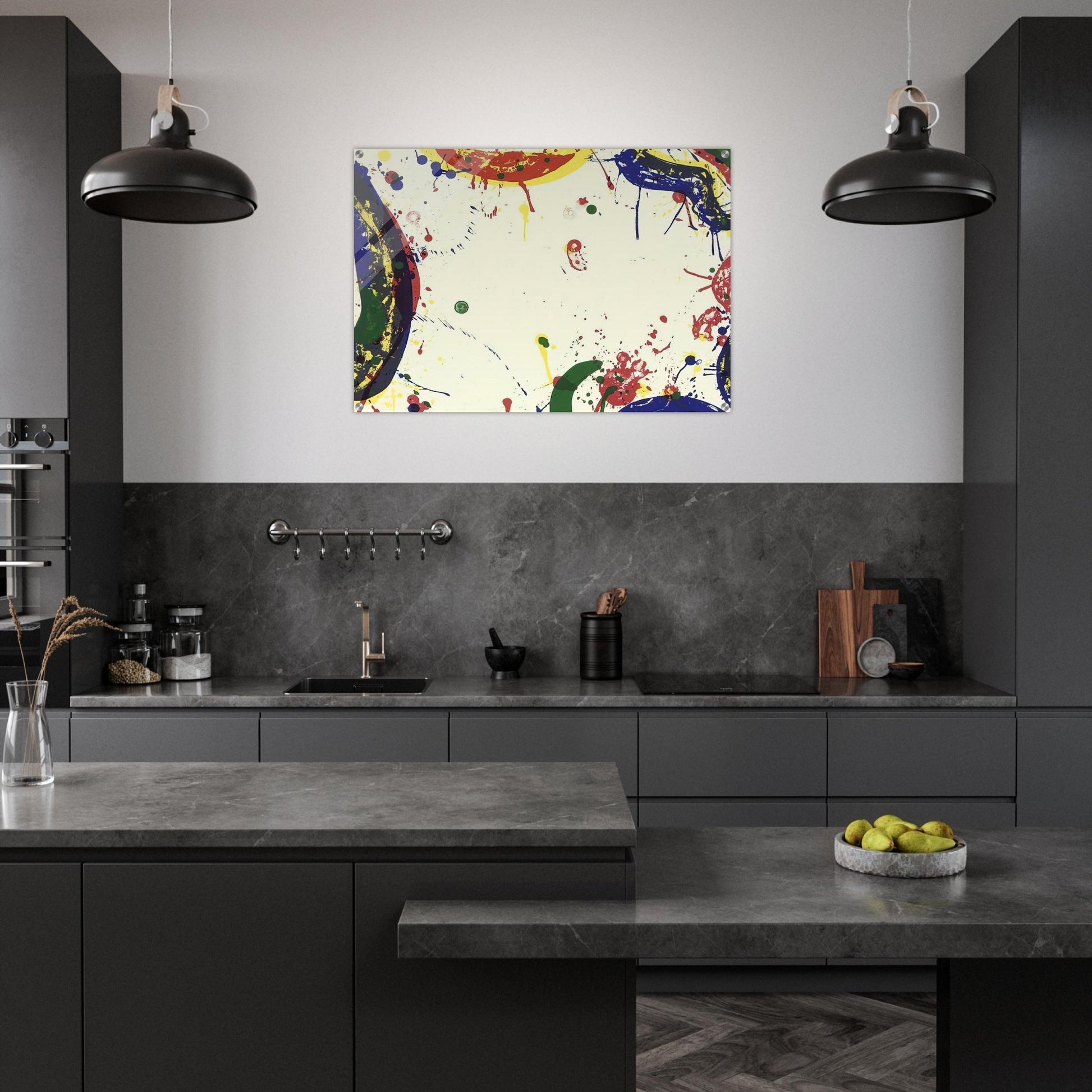 Sun Up - Sam Francis Acrylic Print - 70x100 cm / 28x40″ inches