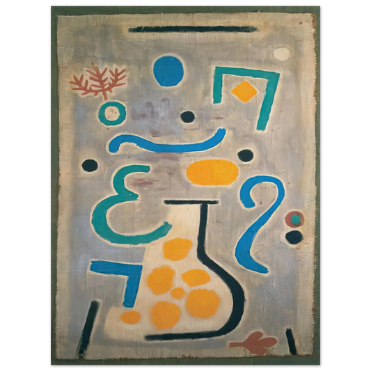 Paul Klee - THE VASE 1938  75x100 cm / 30x40inches Fine Art Poster