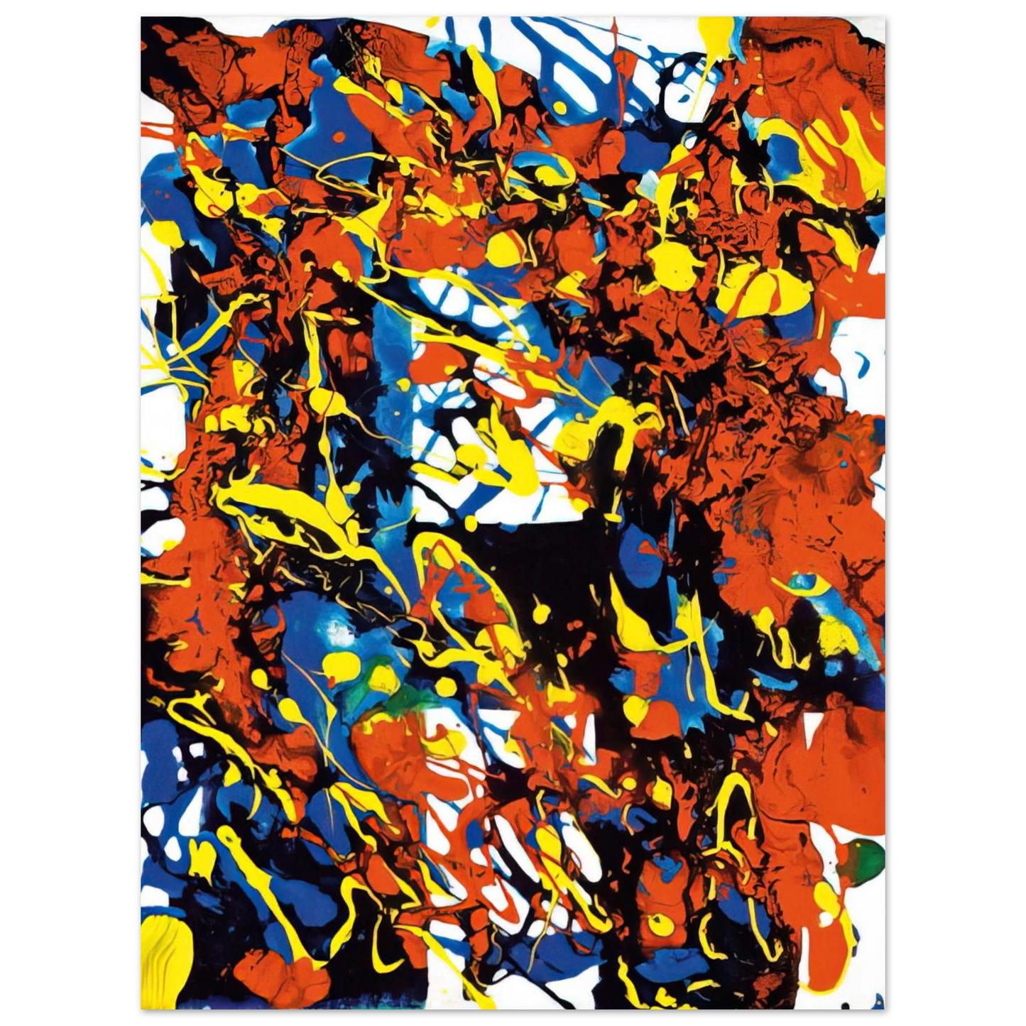 Sam Francis - Untitled  SFP94-73  SFF 1747   75x100 cm / 30x40inches Fine Art Poster