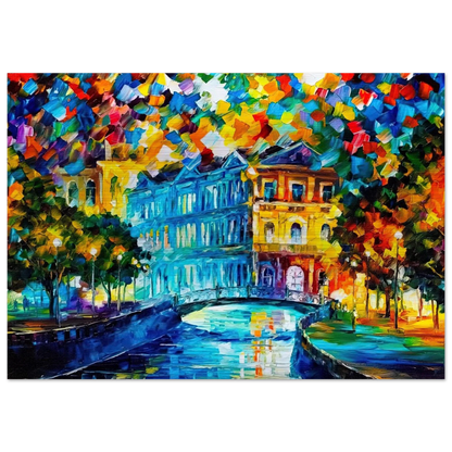Leonid Afremov - Leonid Afremov Brushed Aluminum Print - 70x100 cm / 28x40 inches | Leonid Afremov Aluminum Print | Leonid Afremov Prints