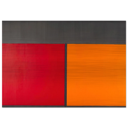 15.10.67 - 1967 - John Hoyland Brushed Aluminum Print - 70x100 cm / 28x40 inches | John Hoyland Aluminum Print | John Hoyland Prints