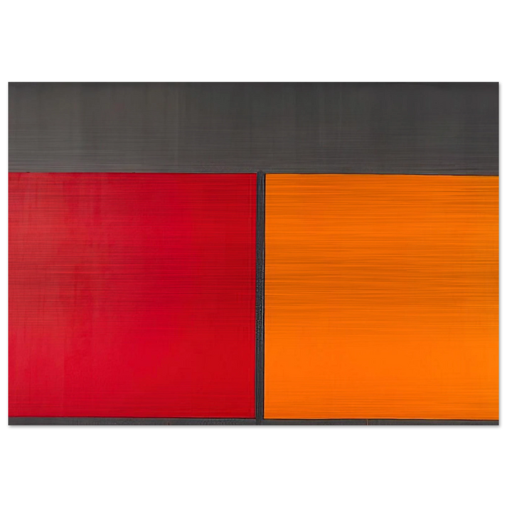 15.10.67 - 1967 - John Hoyland Brushed Aluminum Print - 70x100 cm / 28x40 inches | John Hoyland Aluminum Print | John Hoyland Prints