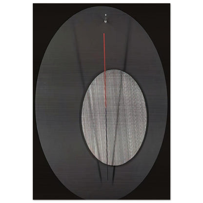 L OEIL DE BOEUF - Jesus Rafael Soto Brushed Aluminum Print - 70x100 cm / 28x40 inches | Jesus Rafael Soto Aluminum Print | Jesus Rafael Soto Prints