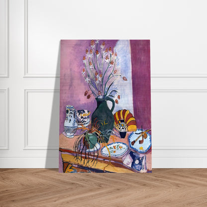 STILL LIFE WITH FLOWERS - Henri Matisse Brushed Aluminum Print - 70x100 cm / 28x40 inches | Henri Matisse Aluminum Print | Henri Matisse Prints