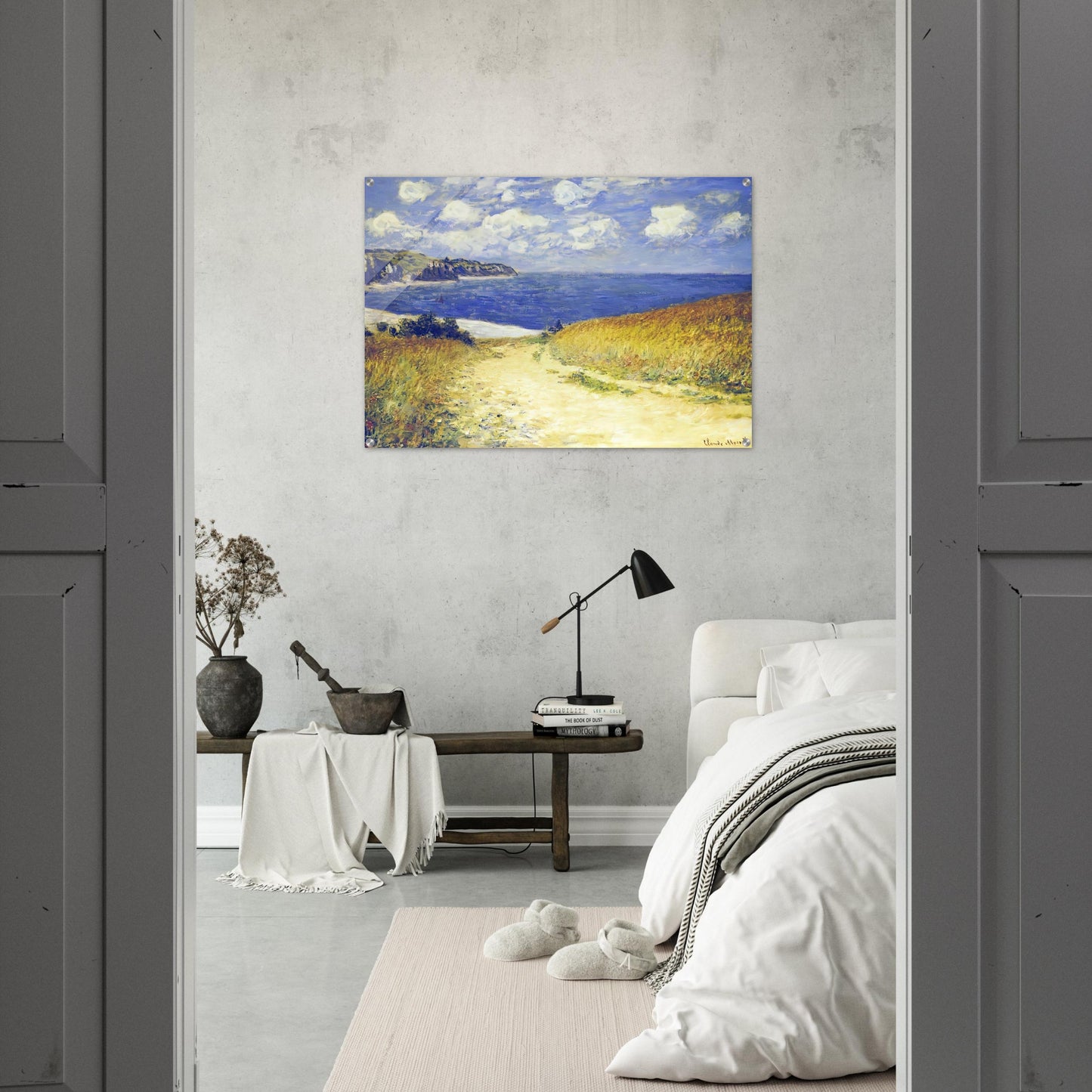 Alley near Pourville - claude monet Acrylic Print - 70x100 cm / 28x40″ inches