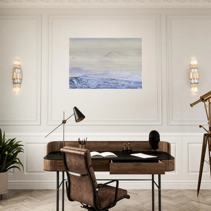 Adams and St. Helen's, Early Morning - Childe Hassam Brushed Aluminum Print - 70x100 cm / 28x40 inches | Childe Hassam Aluminum Print | Childe Hassam Prints