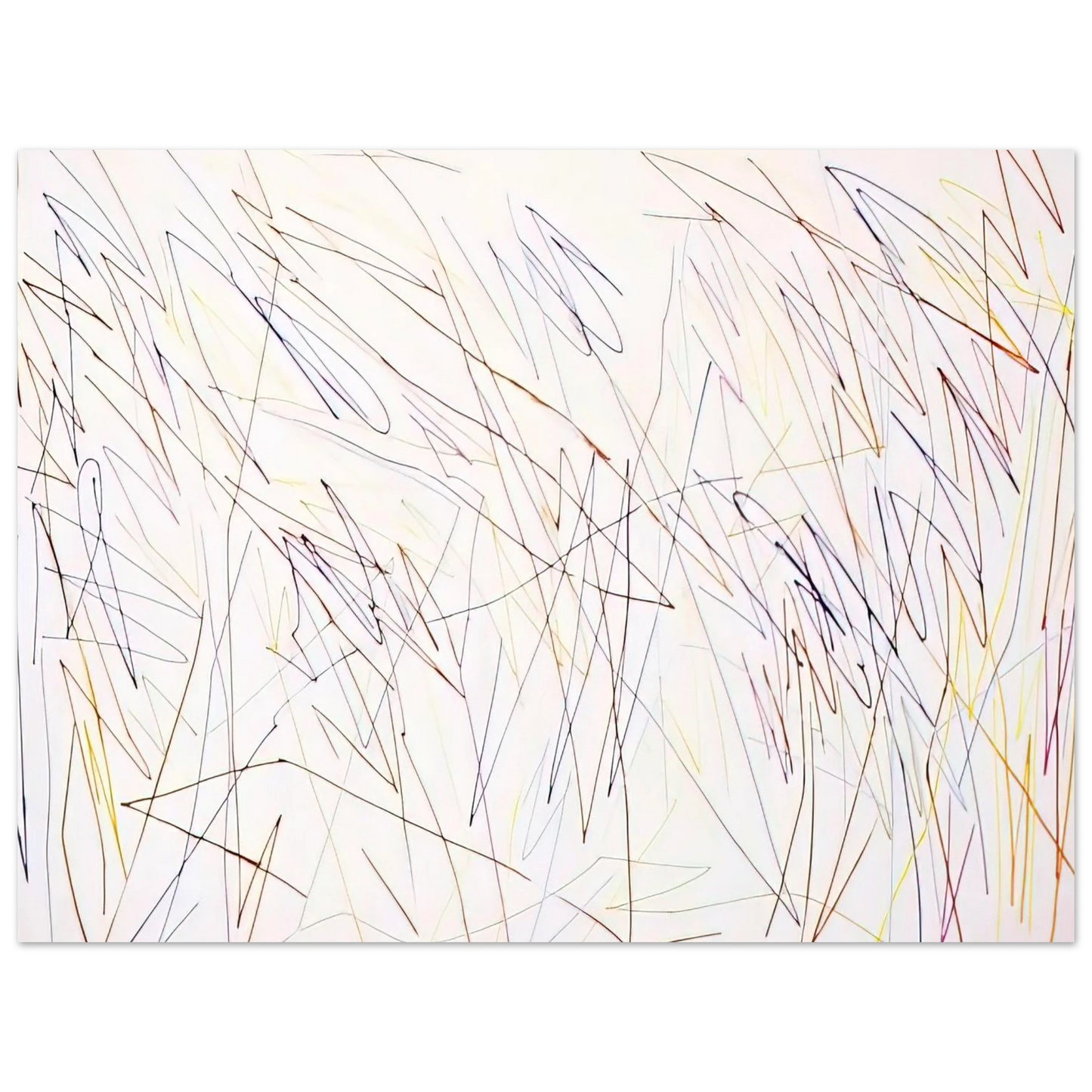 Ronnie Landfield - Iceberg - 1974  75x100 cm / 30x40inches Fine Art Poster