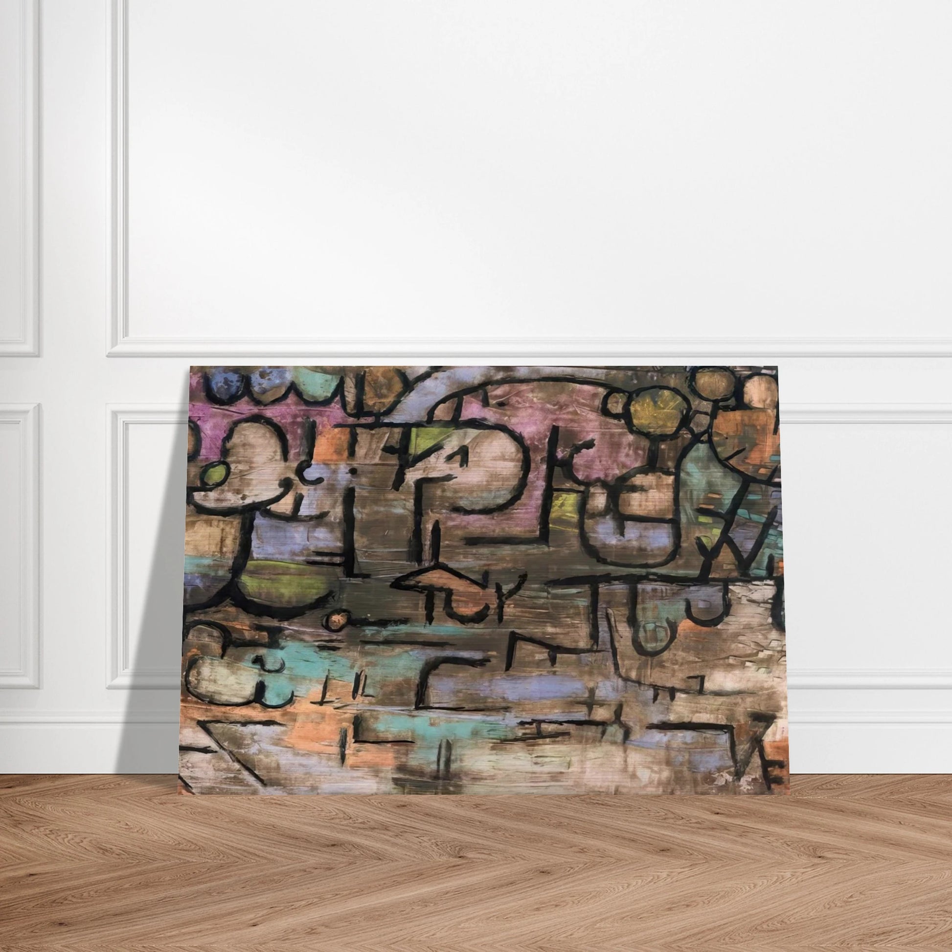 AFTER THE FLOODS 1936 - Paul Klee Brushed Aluminum Print - 70x100 cm / 28x40 inches | Paul Klee Aluminum Print | Paul Klee Prints