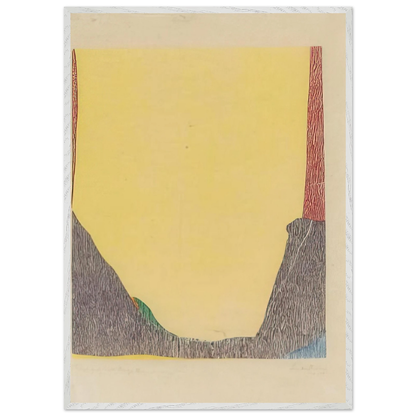 Helen Frankenthaler - East and Beyond - 1973 Wall art - 21x29.7 cm / 8x12" - Fine Art Poster-canvas - -