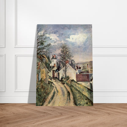 The House of Dr. Gachet in Auvers - Paul Cézanne Brushed Aluminum Print - 70x100 cm / 28x40 inches | Paul Cézanne Aluminum Print | Paul Cézanne Prints