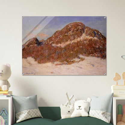 Mount Kolsaas 3 - claude monet Acrylic Print - 70x100 cm / 28x40″ inches | claude monet Wall Art | claude monet Prints