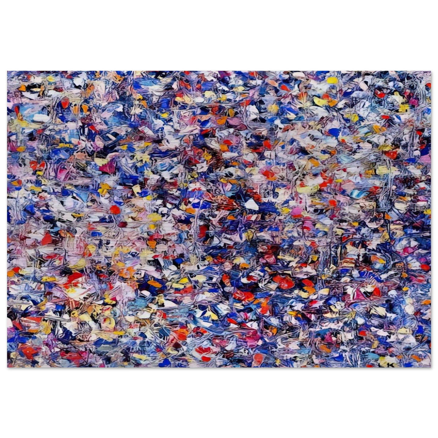 Shellflower - Lee Krasner Brushed Aluminum Print - 70x100 cm / 28x40 inches | Lee Krasner Aluminum Print | Lee Krasner Prints