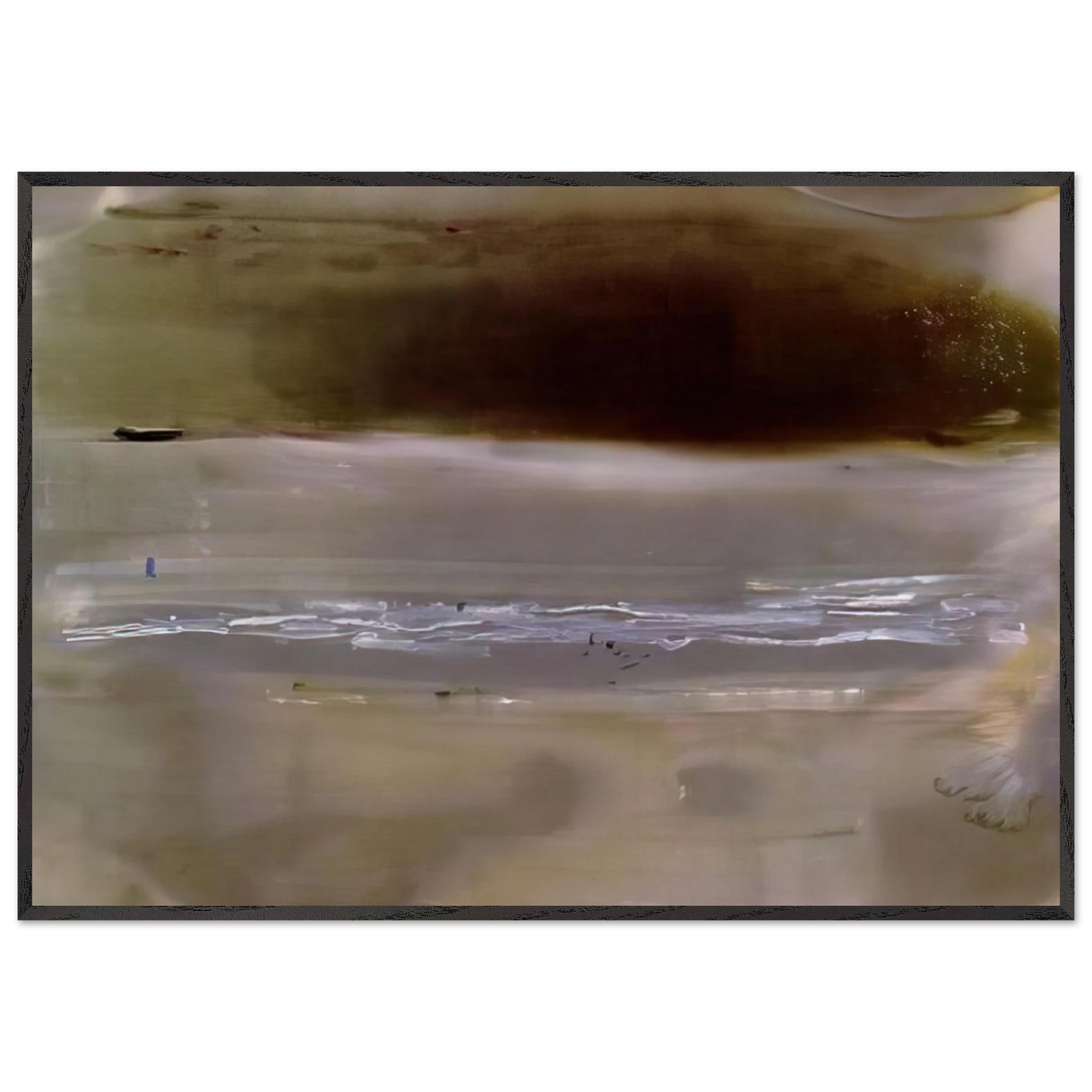 Helen Frankenthaler - Viewpoint II - 1979 Wall art - A3 (29.7 x 42  cm) - Premium Wooden Framed Poster With Fine Art Paper-canvas - Black frame