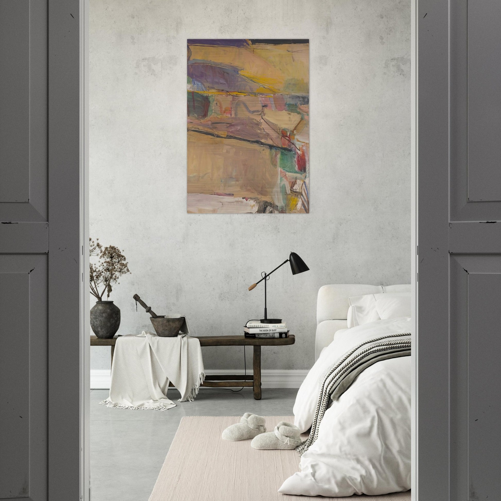 Berkeley #54 - Richard Diebenkorn Brushed Aluminum Print - 70x100 cm / 28x40 inches | Richard Diebenkorn Aluminum Print | Richard Diebenkorn Prints