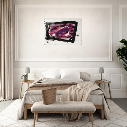 Untitled  SF72-1009  - Sam Francis Acrylic Print - 70x100 cm / 28x40″ inches