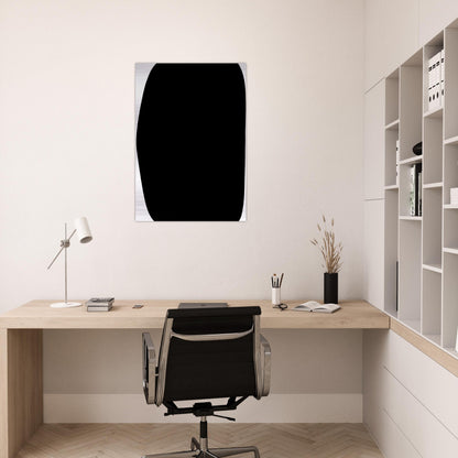 Black Ripe - Ellsworth Kelly Brushed Aluminum Print - 70x100 cm / 28x40 inches | Ellsworth Kelly Aluminum Print | Ellsworth Kelly Prints