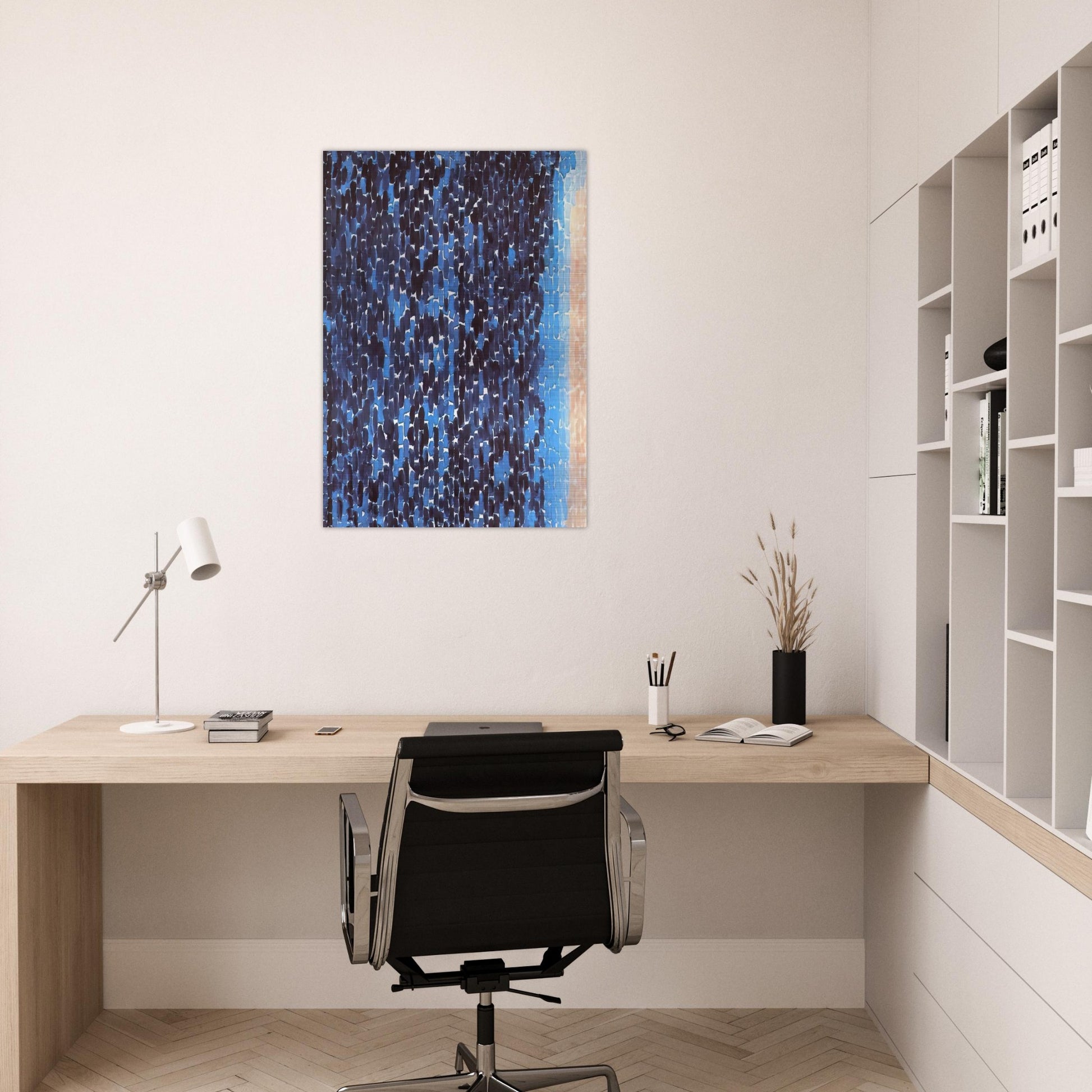 NEW GALAXY 1970 - Alma Woodsey Thomas Brushed Aluminum Print - 70x100 cm / 28x40 inches | Alma Woodsey Thomas Aluminum Print | Alma Woodsey Thomas Prints