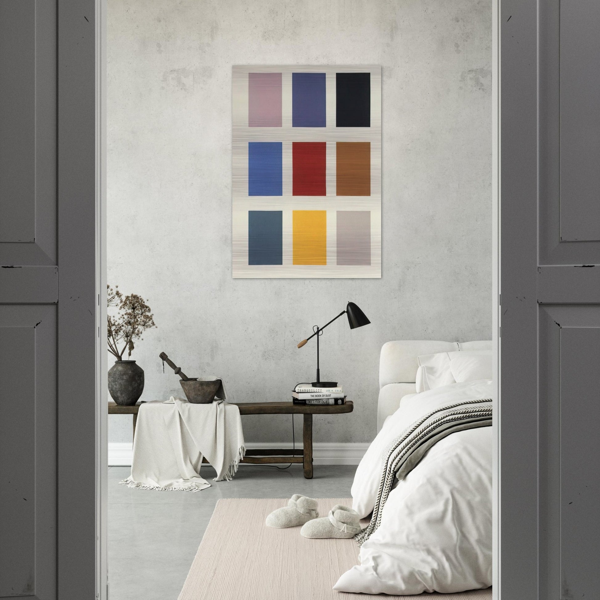 COLOR CHART NO 139 1 1966 - Gerhard Richter Brushed Aluminum Print - 70x100 cm / 28x40 inches | Gerhard Richter Aluminum Print | Gerhard Richter Prints