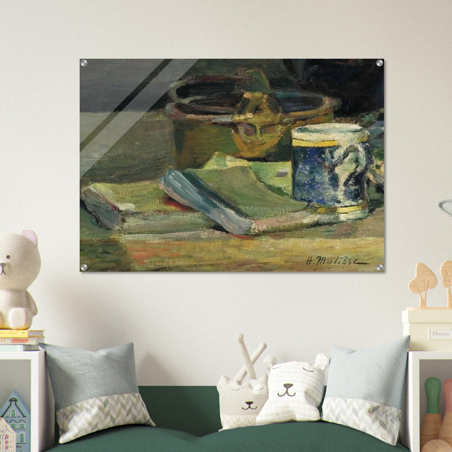 STILL LIFE WITH BOOKS 1895 - Henri Matisse Acrylic Print - 70x100 cm / 28x40″ inches
