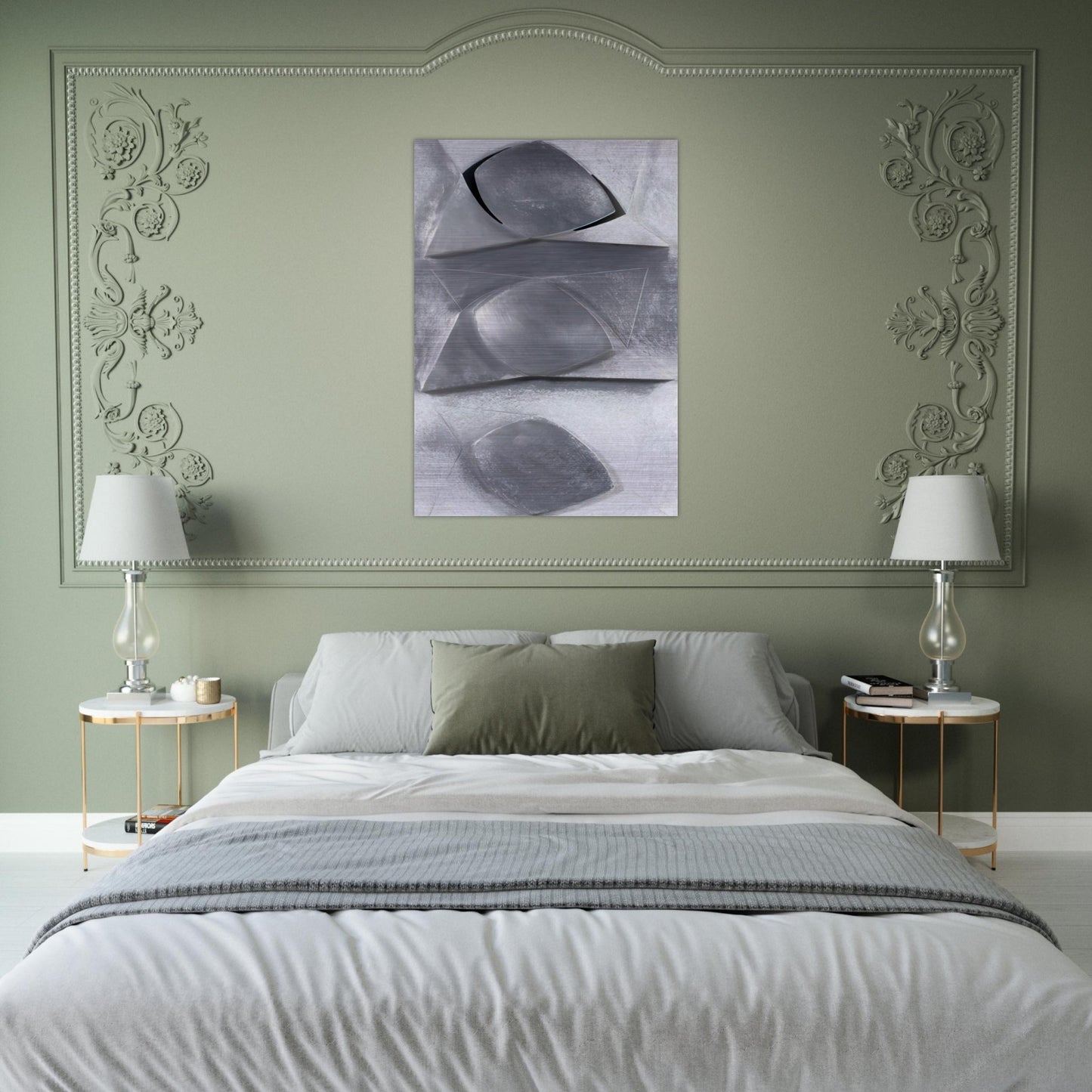 Composition-Relief - Concretism - Gyula Kosice Brushed Aluminum Print - 70x100 cm / 28x40 inches | Gyula Kosice Aluminum Print | Gyula Kosice Prints