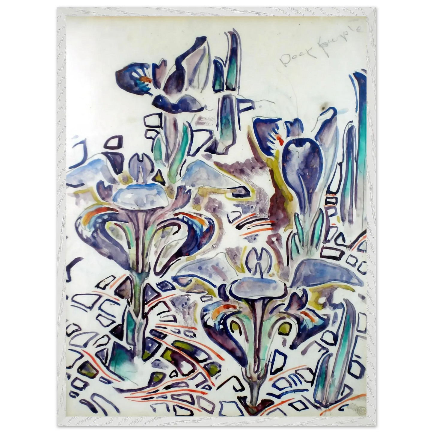 Walter Inglis Anderson - Walter Anderson Wall art - A1 (59.4 x 84.1  cm) - Premium Wooden Framed Poster With Fine Art Paper - Wood frame