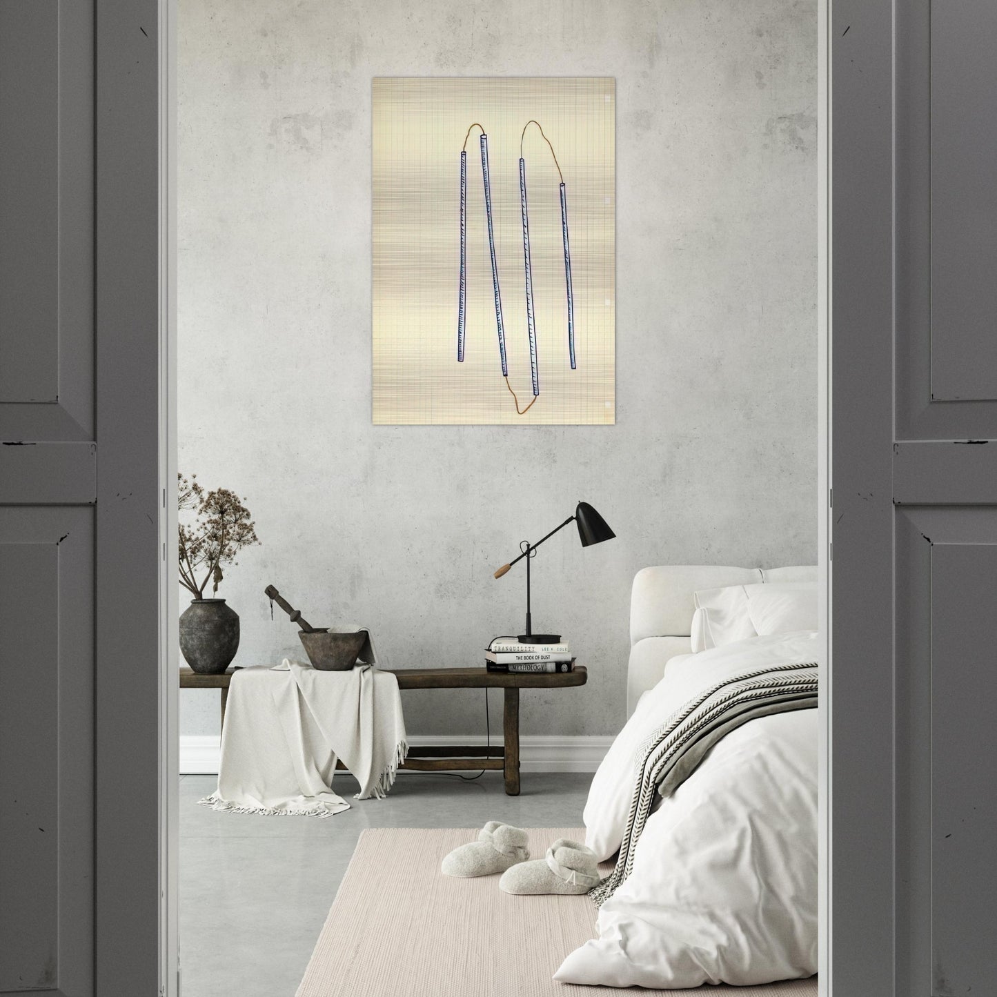 UNTITLED 1969 - Sigmar Polke Brushed Aluminum Print - 70x100 cm / 28x40 inches | Sigmar Polke Aluminum Print | Sigmar Polke Prints