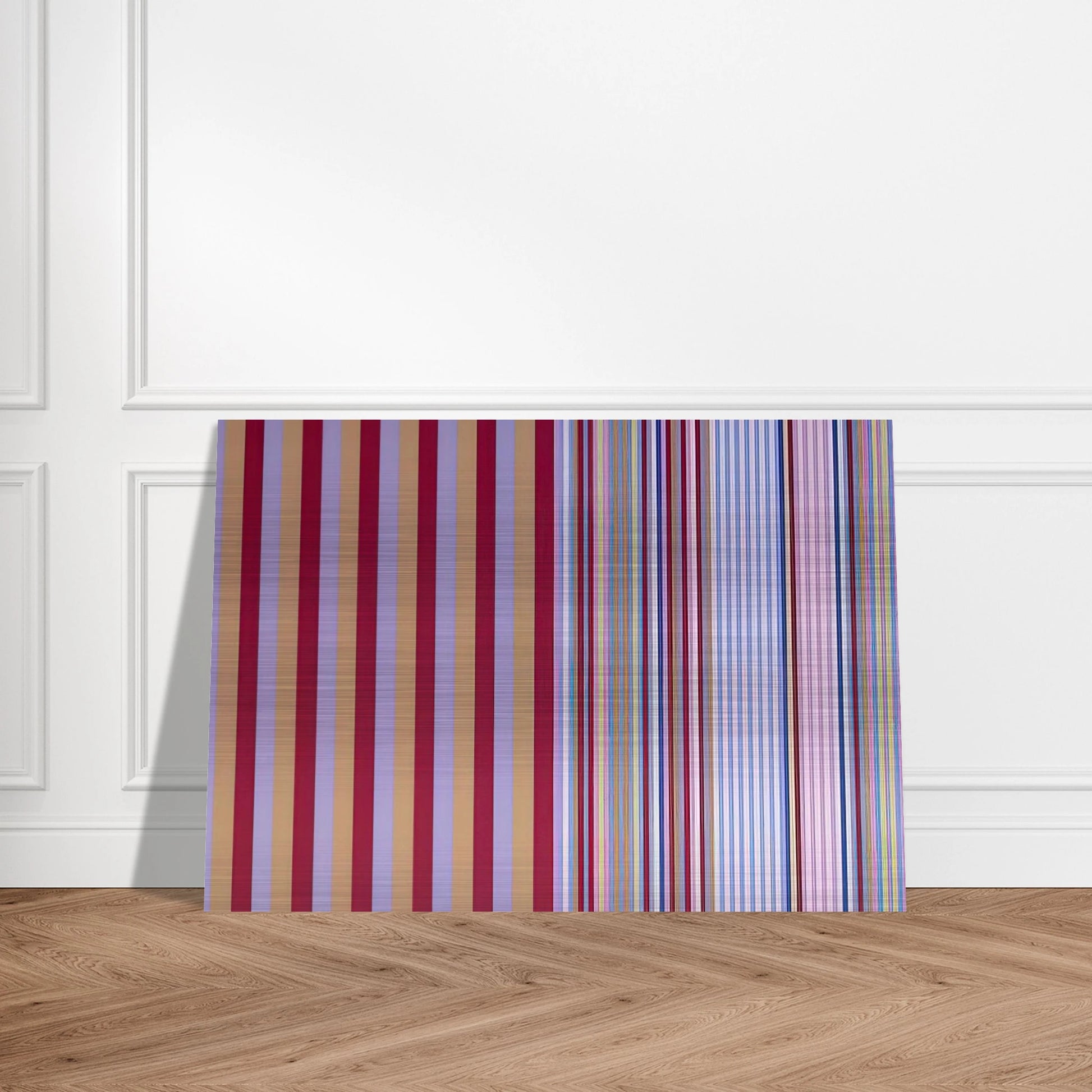 Royal Canoe - 1977 - Gene Davis Brushed Aluminum Print - 70x100 cm / 28x40 inches | Gene Davis Aluminum Print | Gene Davis Prints