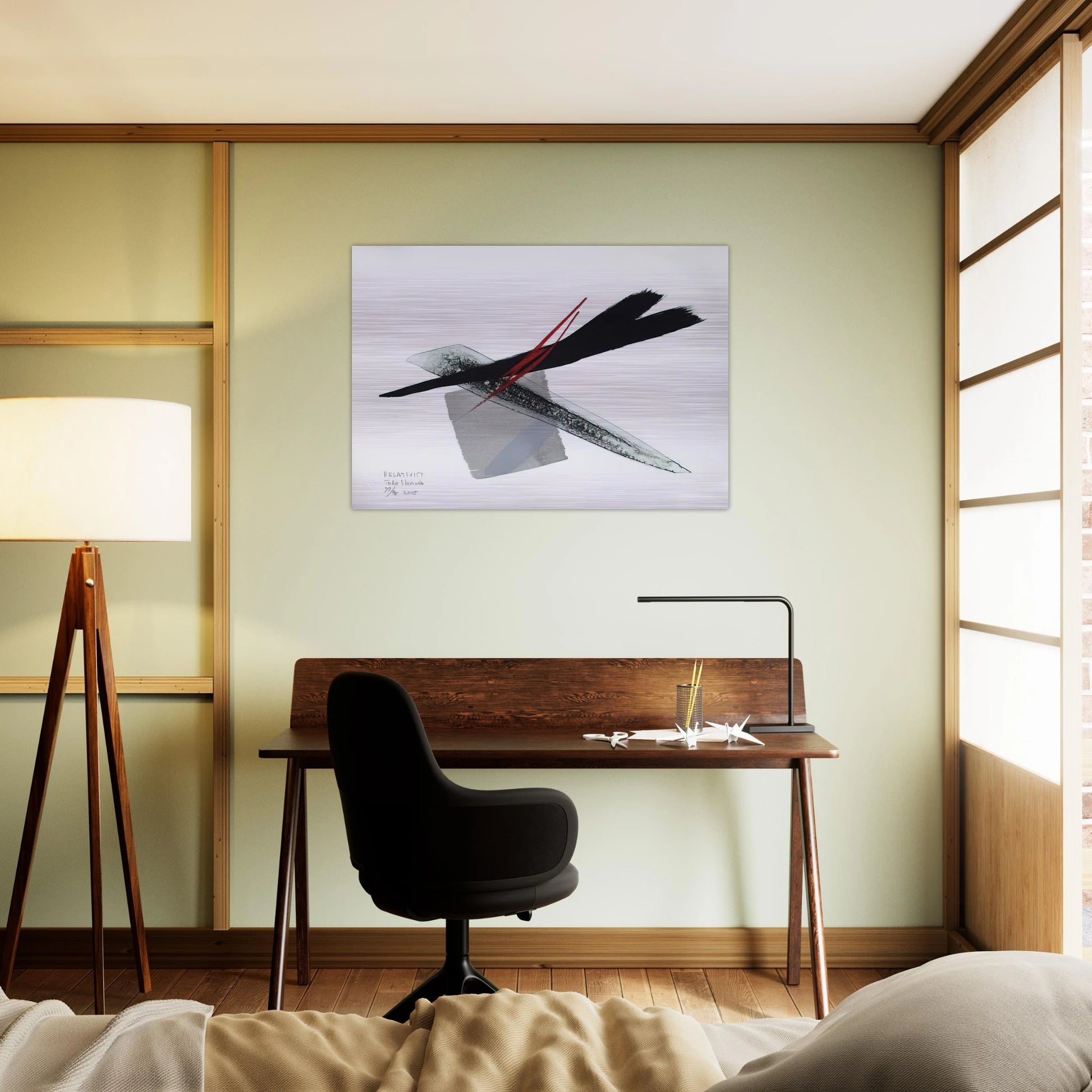 Relativity - 2005 - Toko Shinoda Brushed Aluminum Print - 70x100 cm / 28x40 inches | Toko Shinoda Aluminum Print | Toko Shinoda Prints