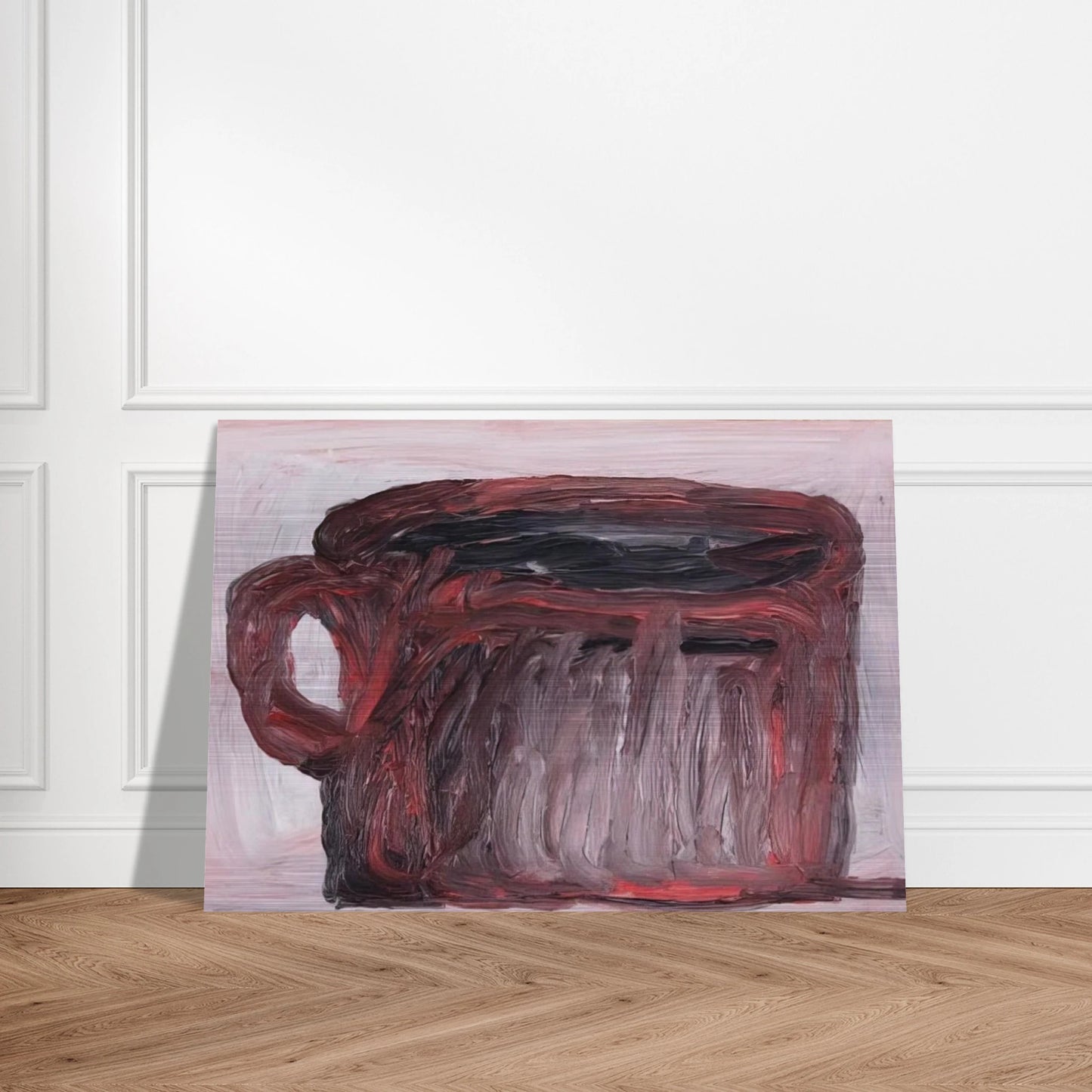 UNTITLED CUP - Philip Guston Brushed Aluminum Print - 70x100 cm / 28x40 inches | Philip Guston Aluminum Print | Philip Guston Prints