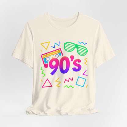 Musique old school des années 90 - ambiance arcade Classique années 90 Rétro Vintage. Années 1990 Les années 90 J'adore les années 90 T-Shirt