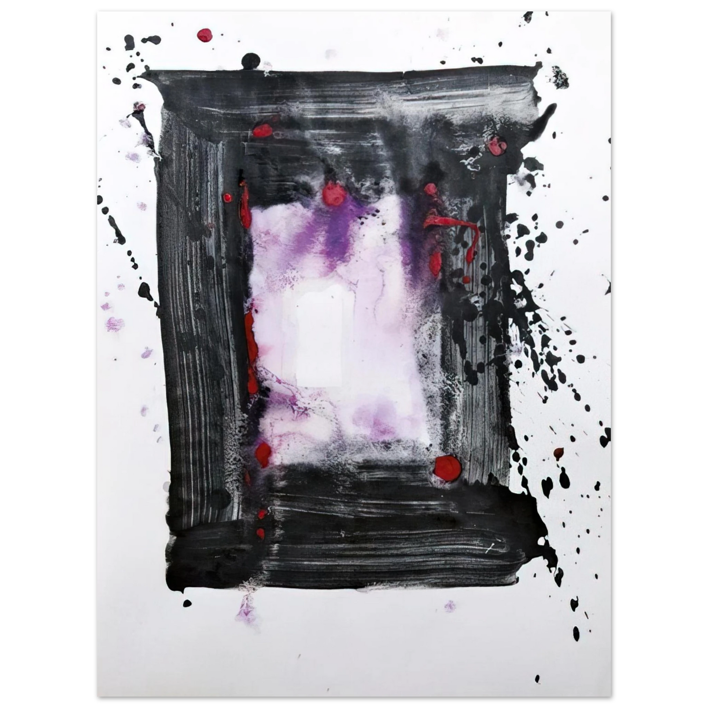 Sam Francis - Untitled  SF75-1117   75x100 cm / 30x40inches Fine Art Poster