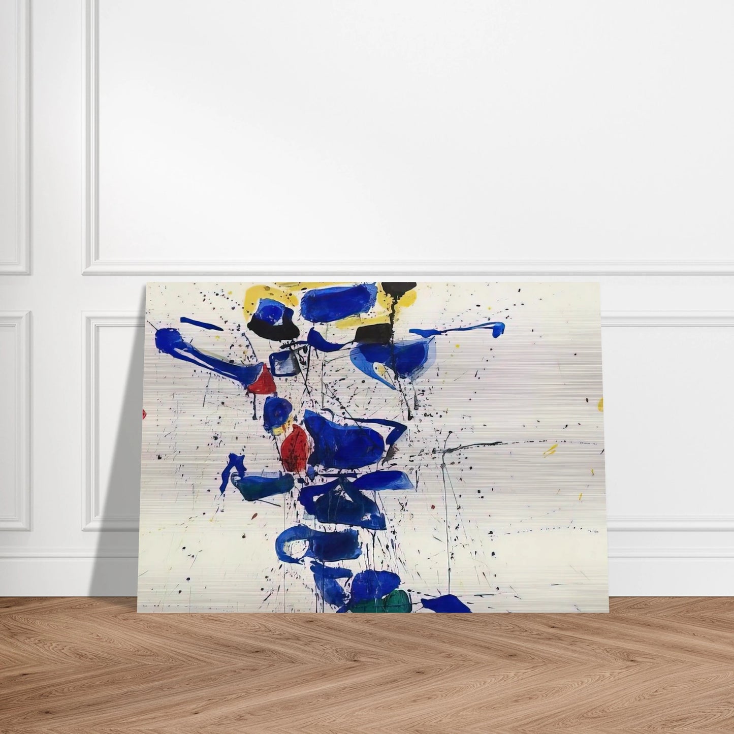 Untitled  SF59-531  - Sam Francis Brushed Aluminum Print - 70x100 cm / 28x40 inches | Sam Francis Aluminum Print | Sam Francis Prints
