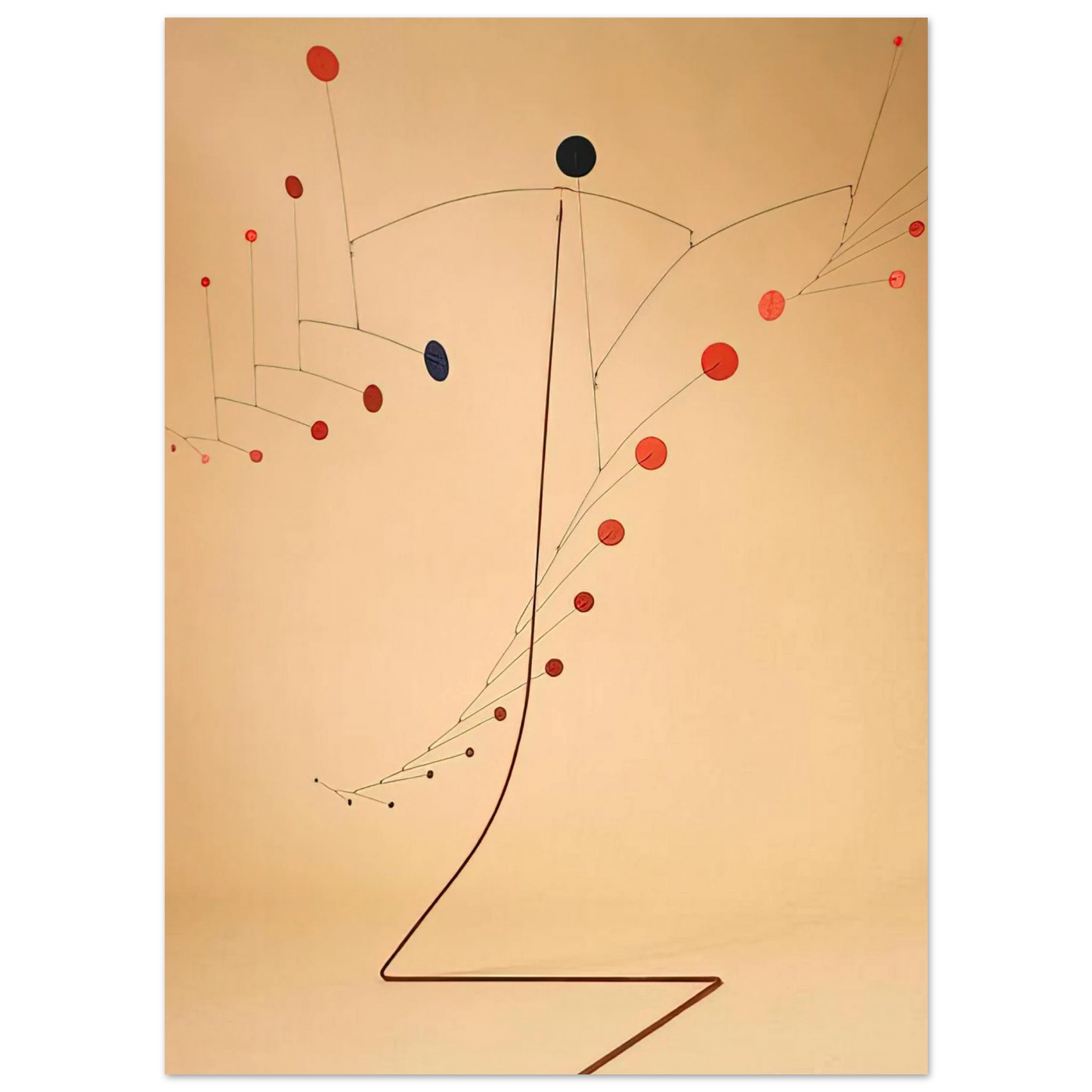 Alexander Calder - RED CASCADE 1954 Fine Art Poster
