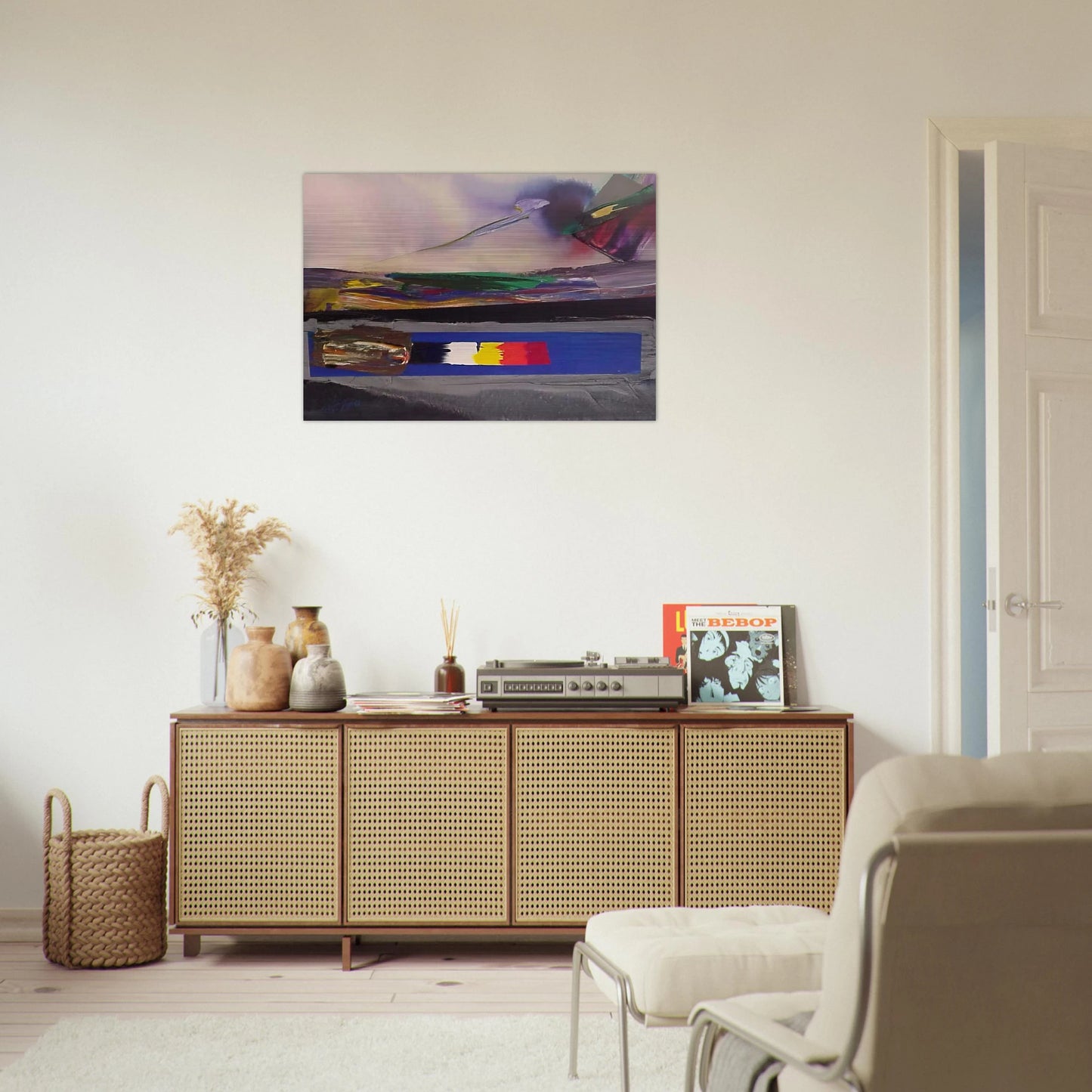 Phenomena Prism Yield - Paul Jenkins Brushed Aluminum Print - 70x100 cm / 28x40 inches | Paul Jenkins Aluminum Print | Paul Jenkins Prints