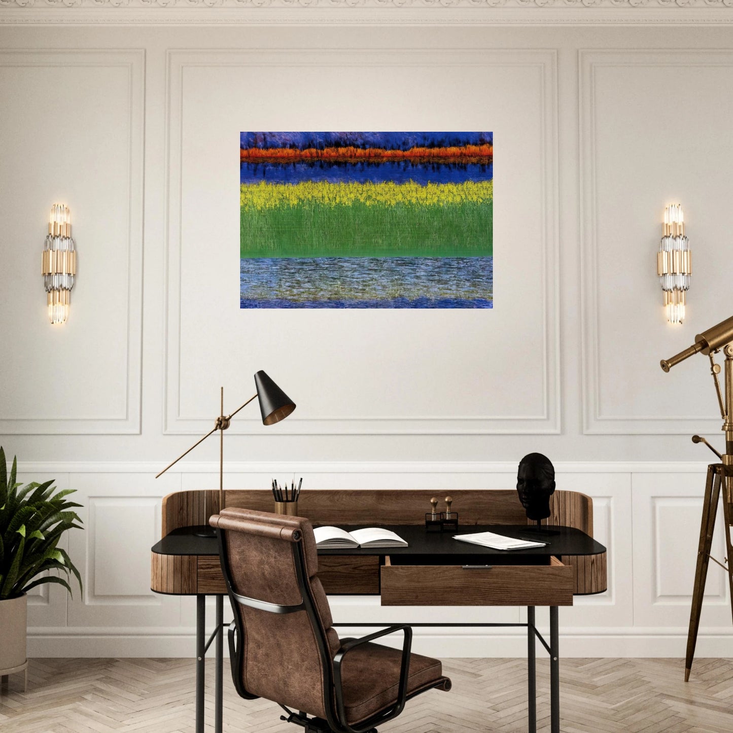 Sea of Grass - 1982 - Jimmy Ernst Brushed Aluminum Print - 70x100 cm / 28x40 inches | Jimmy Ernst Aluminum Print | Jimmy Ernst Prints