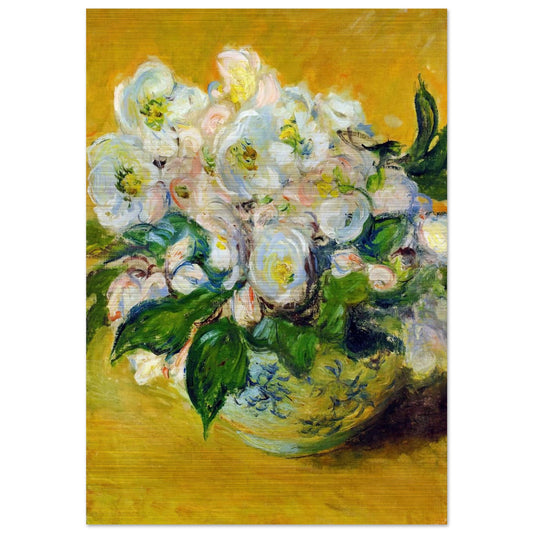 Christmas Roses - claude monet Brushed Aluminum Print - 70x100 cm / 28x40 inches | claude monet Aluminum Print | claude monet Prints