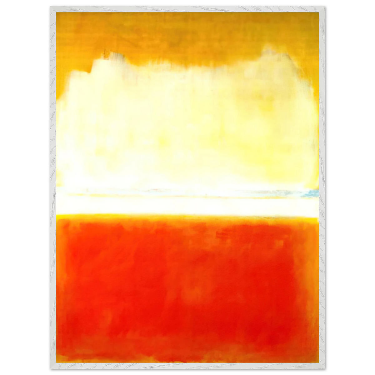 Mark Rothko - No.8 - 1952 Wall Art - 60x80 cm / 24x32 inches - Premium Wooden Framed Poster With Fine Art Paper-canvas - Black frame