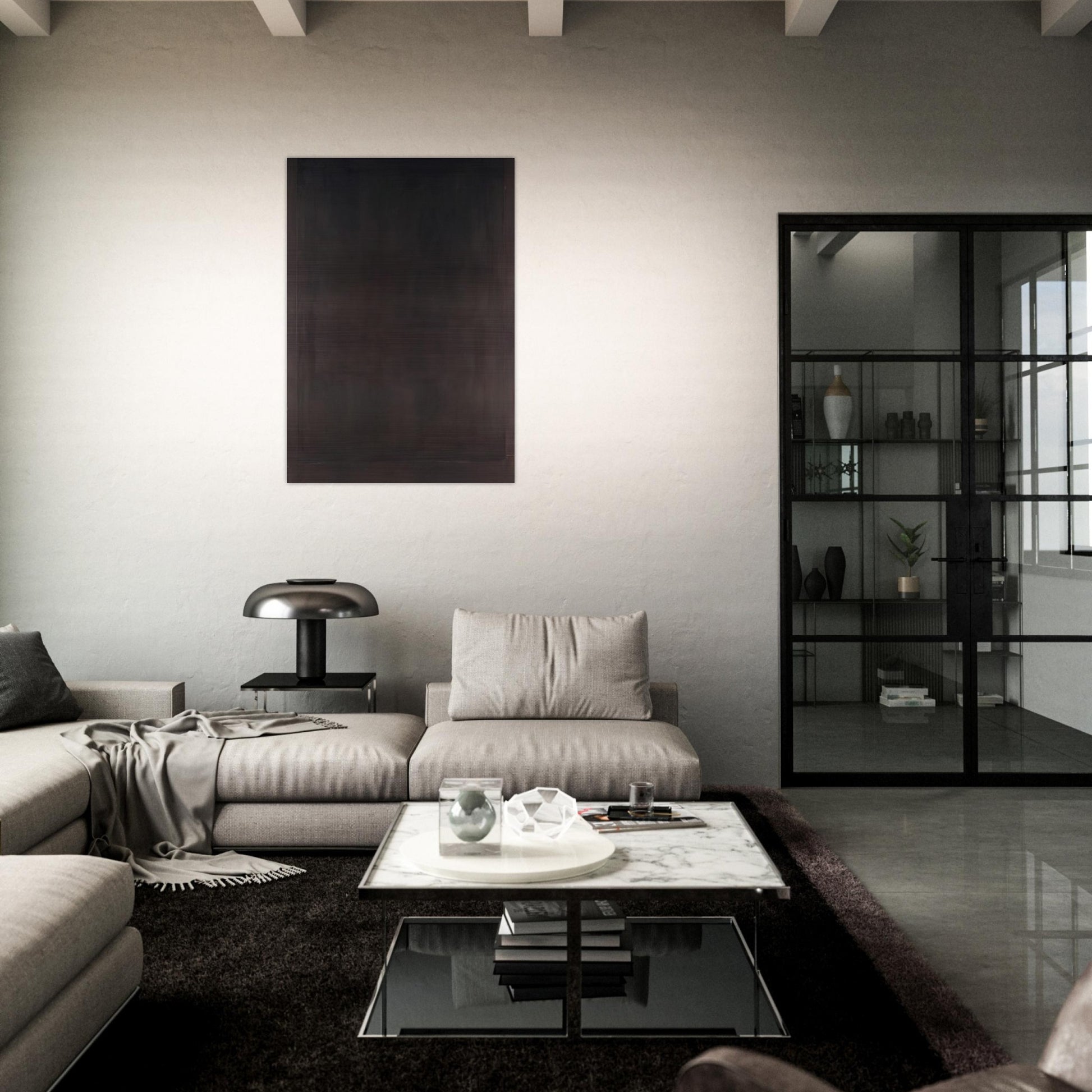 No. 8 - 1964 - Mark Rothko Brushed Aluminum Print - 70x100 cm / 28x40 inches | Mark Rothko Aluminum Print | Mark Rothko Prints