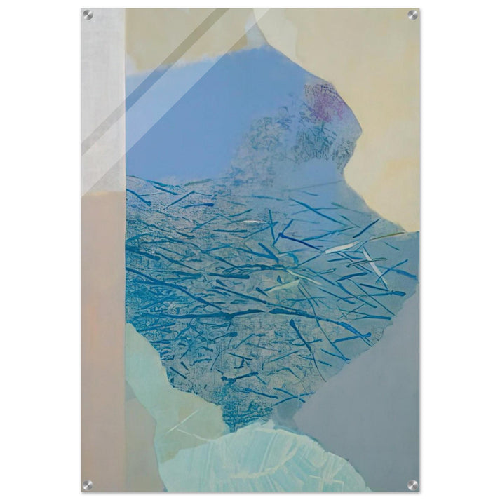 Stream - Abstract Expressionism - Kenzo Okada Acrylic Print - 70x100 cm / 28x40″ inches | Kenzo Okada Wall Art | Kenzo Okada Prints
