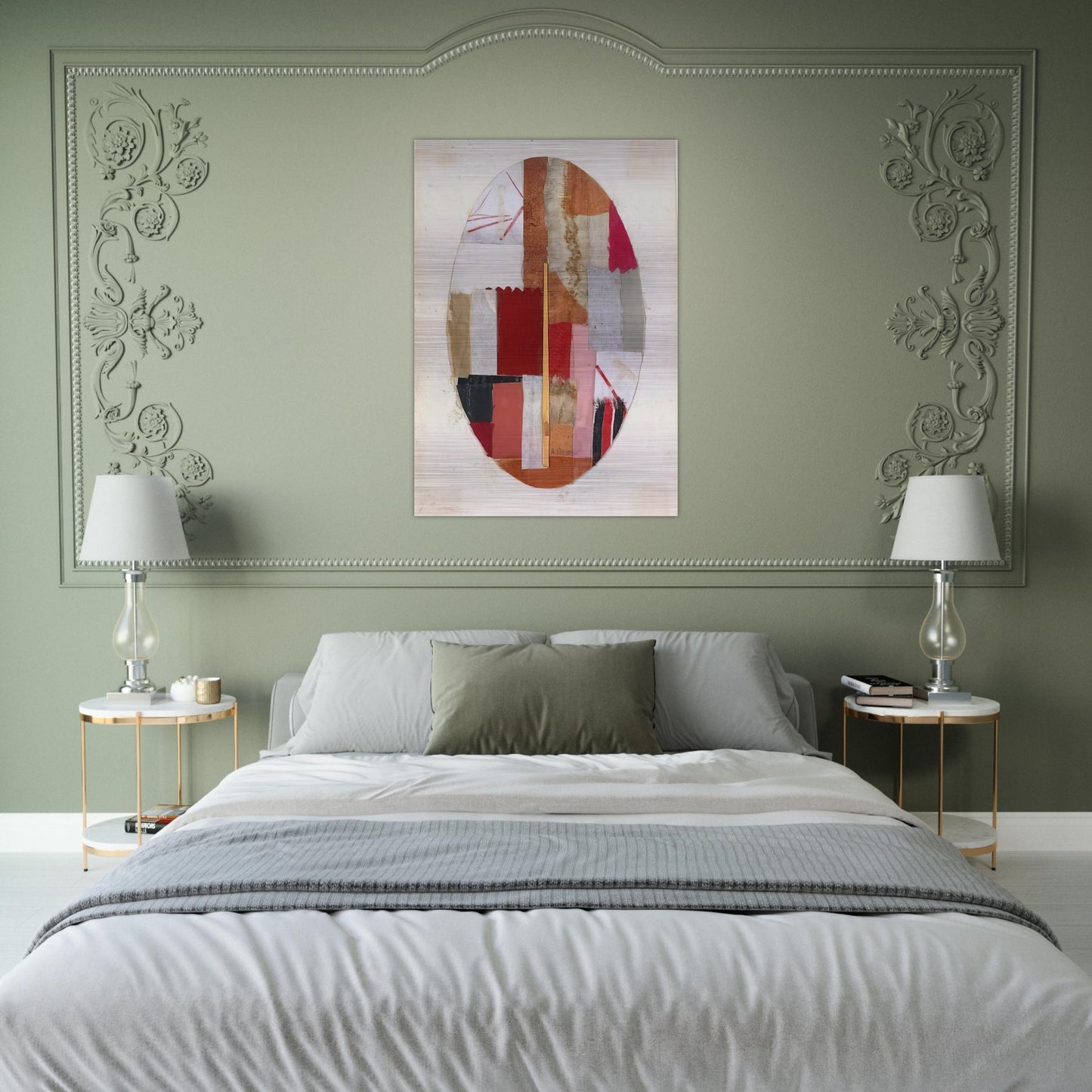 Number 57 - 1950 - Anne Ryan Brushed Aluminum Print - 70x100 cm / 28x40 inches | Anne Ryan Aluminum Print | Anne Ryan Prints