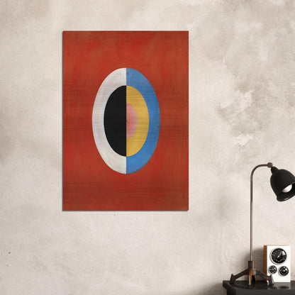 THE SWAN NO 17 1915 0 - Hilma af Klint Brushed Aluminum Print - 70x100 cm / 28x40 inches | Hilma af Klint Aluminum Print | Hilma af Klint Prints