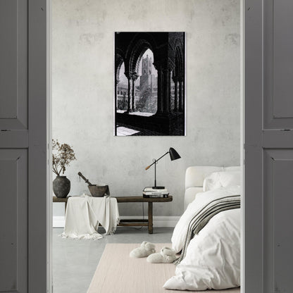 CLOISTER OF MONREALE SICILY - MC Escher Brushed Aluminum Print - 70x100 cm / 28x40 inches | MC Escher Aluminum Print | MC Escher Prints
