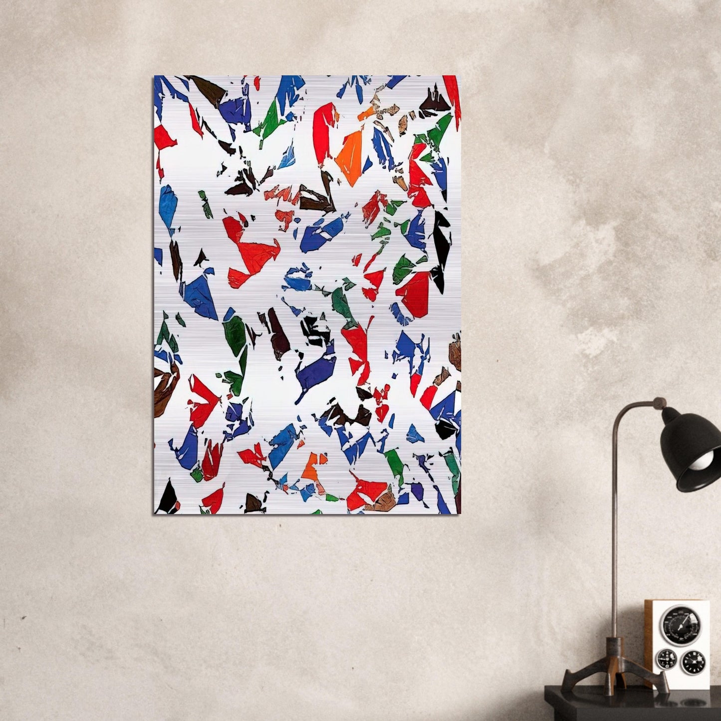 Blancs - 1973 - Simon Hantai Brushed Aluminum Print - 70x100 cm / 28x40 inches | Simon Hantai Aluminum Print | Simon Hantai Prints