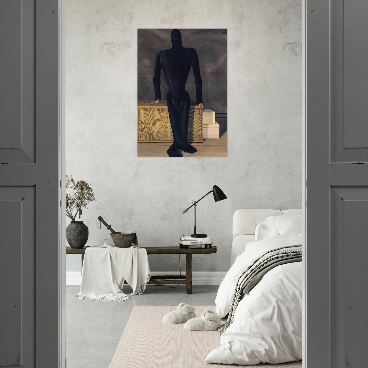 THE FEMALE THIEF 1927 - Rene Magritte Brushed Aluminum Print - 70x100 cm / 28x40 inches | Rene Magritte Aluminum Print | Rene Magritte Prints