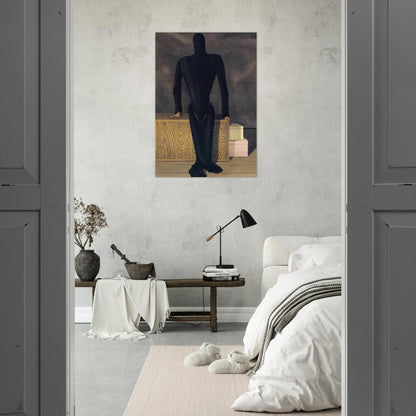THE FEMALE THIEF 1927 - Rene Magritte Brushed Aluminum Print - 70x100 cm / 28x40 inches | Rene Magritte Aluminum Print | Rene Magritte Prints