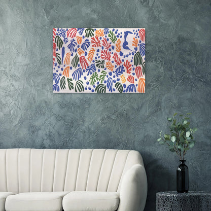 LA PERRUCHE ET LA SIRENE 1952 - Henri Matisse Brushed Aluminum Print - 70x100 cm / 28x40 inches | Henri Matisse Aluminum Print | Henri Matisse Prints